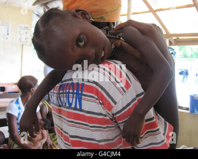 Vaccinations en Sierra Leone Banque D'Images