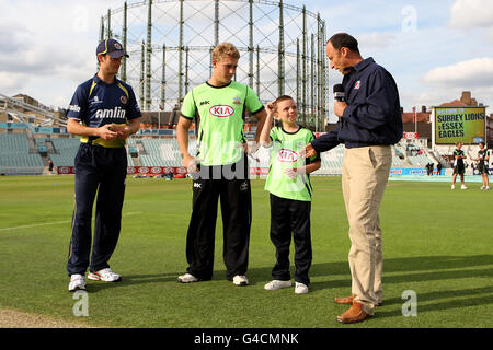 Cricket - La vie d'amis vingt20 - Groupe du Sud - Surrey Essex Eagles Lions v - l'Ovale Kia Banque D'Images