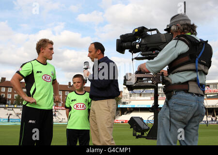 Cricket - La vie d'amis vingt20 - Groupe du Sud - Surrey Essex Eagles Lions v - l'Ovale Kia Banque D'Images