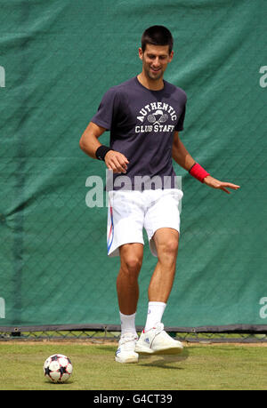 Tennis - 2011 de Wimbledon - Jour cinq - Le All England Lawn Tennis et croquet Club Banque D'Images