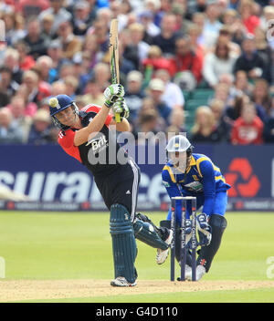 Cricket - NatWest International Twenty20 - Angleterre / Sri Lanka - terrain de comté.Luke Wright, en Angleterre, sort Banque D'Images