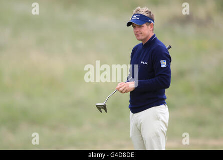 Golf - le Championnat d'Open 2011 - Aperçu jour trois - Royal St George's. Luke Donald d'Angleterre Banque D'Images