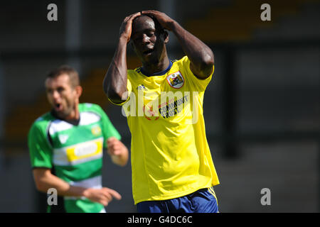 Soccer - Pré saison Friendly - Yeovil Town v Bristol City - Huish Park Banque D'Images