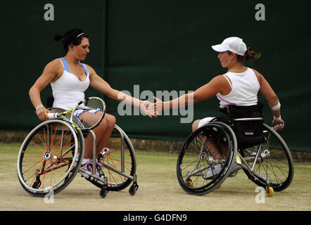 Tennis - 2011 de Wimbledon - Jour 11 - Le All England Lawn Tennis et croquet Club Banque D'Images