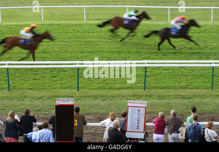 Horse Racing - Saison d'été - Hippodrome de Warwick Banque D'Images