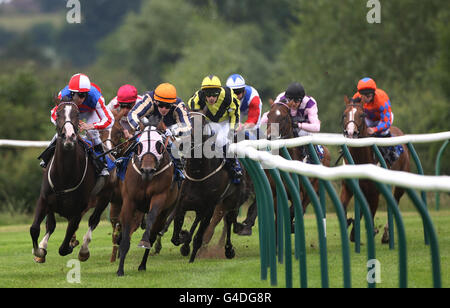 Horse Racing - Saison d'été - Hippodrome de Warwick Banque D'Images