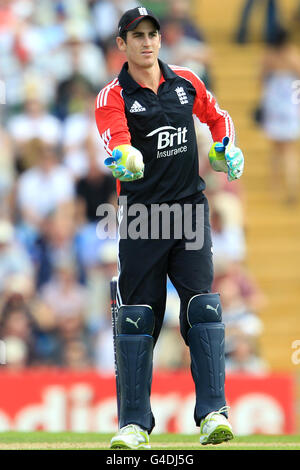 Cricket - série NatWest 2011 - second One Day International - Angleterre v Sri Lanka - Headingley. Craig Kieswetter, gardien de cricket de l'Angleterre Banque D'Images