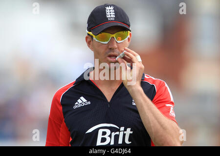 Cricket - série NatWest 2011 - second One Day International - Angleterre v Sri Lanka - Headingley. Kevin Pietersen, Angleterre Banque D'Images