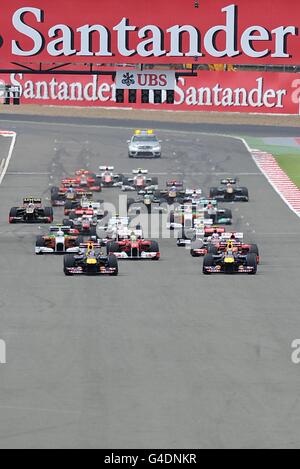 Motor Racing - Santander British Grand Prix de Formule 1 - Jour de la course - Circuit de Silverstone Banque D'Images