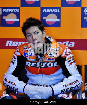 Motocyclisme - moto GP Australie - Phillip Island, Australie. Nicky Hayden (États-Unis) pour Repsol Honda Banque D'Images