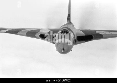 Dernier vol de l'aviation - Vulcain - RAF Waddington Banque D'Images