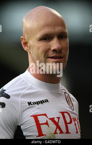 Football - UEFA Europa League - première partie qualifiante - première jambe - Fulham / NSI Runavik - Craven Cottage. Andrew Johnson, Fulham Banque D'Images