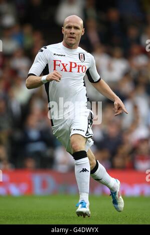 Football - UEFA Europa League - première partie qualifiante - première jambe - Fulham / NSI Runavik - Craven Cottage. Andrew Johnson, Fulham Banque D'Images