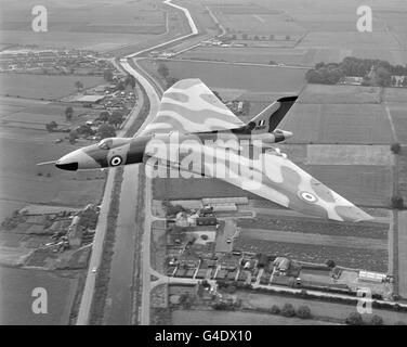 Aviation - bombardier Vulcan - RAF Coningsby, Lincolnshire Banque D'Images