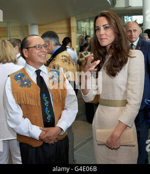 Duc et Duchesse de Cambridge au Canada - Jour 6 Banque D'Images