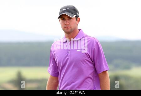 Golf - 2011 Barclays Scottish Open - deuxième jour - Castle Stuart Golf Links.Scott Jamieson d'Écosse pendant le deuxième jour de l'Open d'Écosse de Barclays, à Castle Stuart Golf Links, Inverness. Banque D'Images