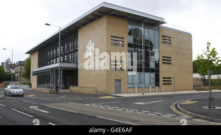 Un point de vue général de la Cour de justice de Salisbury, récemment ouverte, où se déroule le procès du garde-chasse Malcolm Hughes. Banque D'Images