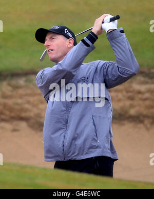 Golf - le championnat ouvert 2011 - troisième jour - Royal St George's.Jim Furyk aux États-Unis en action lors de la troisième manche du Championnat Open 2011 au Royal St George's, Sandwich Banque D'Images