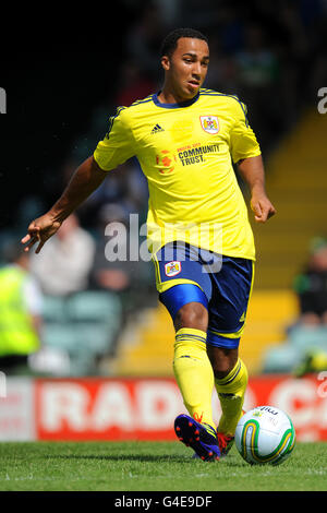 Soccer - Pré saison Friendly - Yeovil Town v Bristol City - Huish Park Banque D'Images