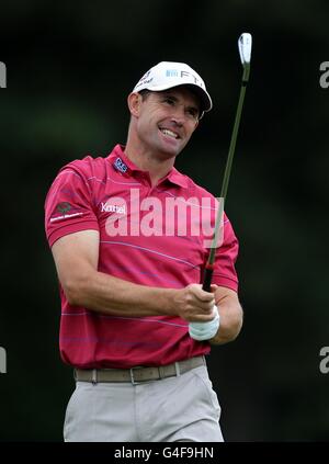 L'Irlande Padraig Harrington pendant la deuxième journée de l'Irish Open Au club de golf et de pêche de Killarney Banque D'Images