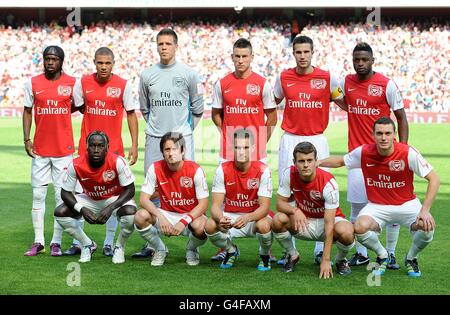 Football - Emirates Cup 2011 - Arsenal v New York Red Bulls - Emirates Stadium. Groupe d'équipe Arsenal Banque D'Images