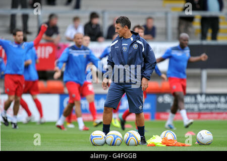 - Football npower Football League deux - Ville de Shrewsbury v Burton Albion - Pirelli Stadium Banque D'Images