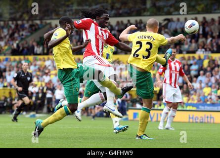 Soccer - Barclays Premier League - Norwich City v Stoke City - Carrow Road Banque D'Images