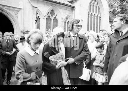 Musique - Rolling Stones - Funérailles de Brian Jones - Cheltenham Banque D'Images