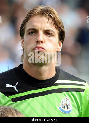 Football - Barclays Premier League - Newcastle United / Fulham - St James' Park.Tim Krul, gardien de but de Newcastle United, lors du match de la Barclays Premier League à St James' Park, Newcastle. Banque D'Images