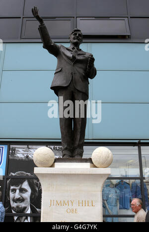 Football - championnat de npower football League - Coventry City / Leicester City - Ricoh Arena. Statue de Jimmy Hill à l'extérieur de la Ricoh Arena Banque D'Images