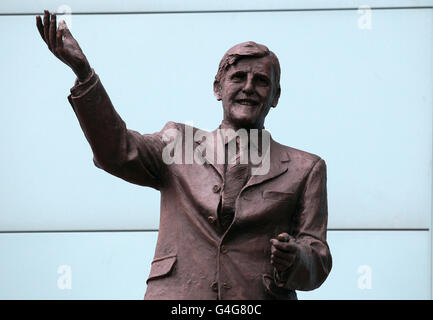 Football - championnat de npower football League - Coventry City / Leicester City - Ricoh Arena. Statue de Jimmy Hill à l'extérieur de la Ricoh Arena Banque D'Images