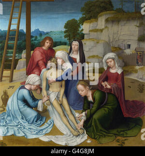 Gerard David - Lamentation Banque D'Images