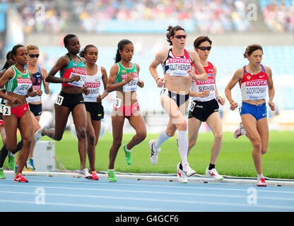 Athlétisme - Championnats du monde IAAF 2011 - quatrième jour - Daegu.Helen Clitheroe, en Grande-Bretagne, en action pendant la chaleur de 5 000 m des femmes Banque D'Images