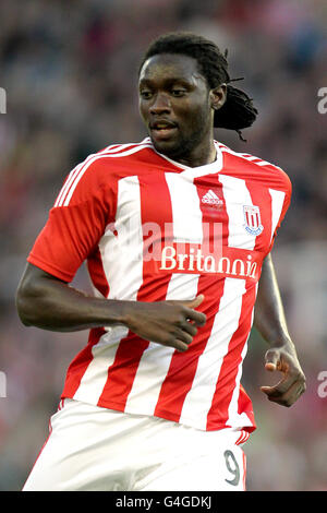 Football - UEFA Europa League - Play offs - second Leg - Stoke City v FC Thun - Britannia Stadium. Kenwyne Jones, Stoke City Banque D'Images