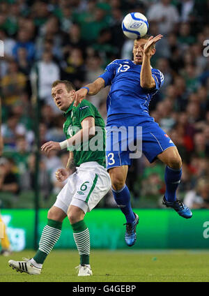 Football - UEFA Euro 2012 - Qualifications - Groupe B - République d'Irlande v Slovaquie - Aviva Stadium Banque D'Images