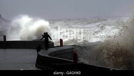 Les tempêtes de vent et au Royaume-Uni Banque D'Images