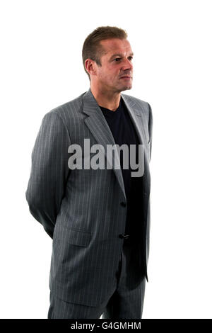 Football - vedette des directeurs de ligue de football - Adams Park. Graham Westley, directeur de Stevenage Banque D'Images