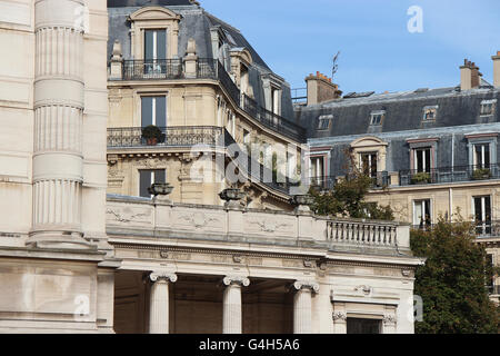 Bâtiments résidentiel fermé au musée Galliera à Paris (France). Banque D'Images