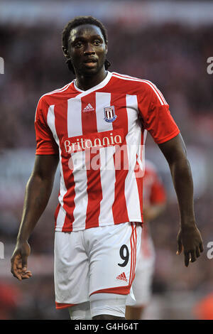 Football - UEFA Europa League - Play offs - second Leg - Stoke City v FC Thun - Britannia Stadium. Kenwyne Jones, Stoke City Banque D'Images