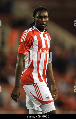 Football - UEFA Europa League - Play offs - second Leg - Stoke City v FC Thun - Britannia Stadium. Kenwyne Jones, Stoke City Banque D'Images