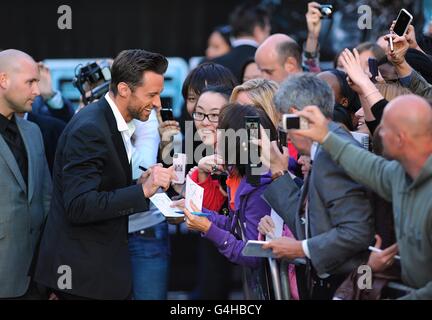 Real Steel Premiere - Londres Banque D'Images