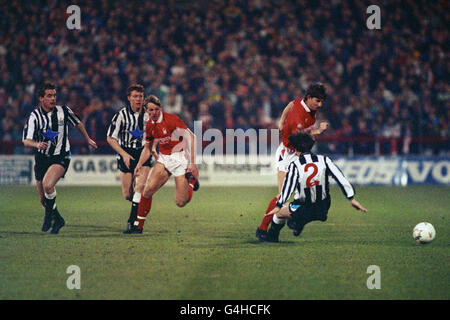 Football - FA Cup - quatrième ronde Replay - Nottingham Forest v Newcastle United - Rez-de-Ville Banque D'Images