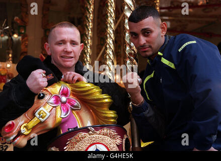 Ingle & Hamed/conférence de presse Banque D'Images