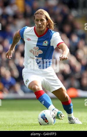 Soccer - Barclays Premier League - Blackburn Rovers / Everton - Ewood Park. Michel Salgado, Blackburn Rovers Banque D'Images