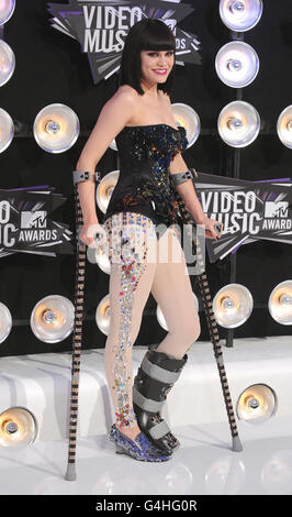 MTV Video Music Awards 2011 - Arrivées Banque D'Images