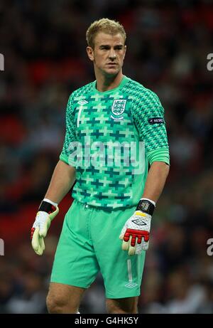 Football - UEFA Euro 2012 - qualification - Groupe G - Angleterre / pays de Galles - Stade Wembley. Joe Hart, Angleterre Banque D'Images