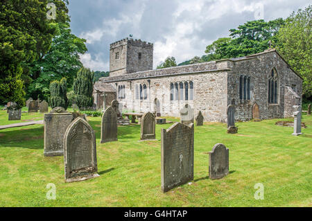 Église paroissiale de hubberholme dans la région de wharfedale dans le Yorkshire Dales national park Banque D'Images