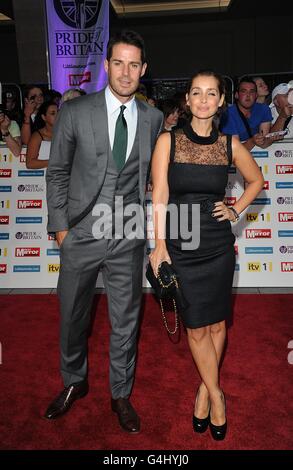 Pride of Britain Awards - Londres.Jamie et Louise Redknapp arrivent pour les prix Pride of Britain au Grosvenor House Hotel, Londres. Banque D'Images