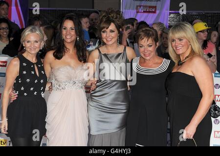 Loose Women Lisa Maxwell, Andreea McLean, Carol Voderman, Denise Welch et Sally Lindsay arrivent pour les prix Pride of Britain au Grosvenor House Hotel, Londres. Banque D'Images