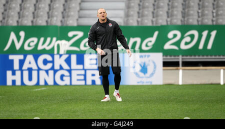 Rugby Union - Rugby World Cup 2011 - Pool B - v Angleterre Géorgie - France - Formation de l'Otago Stadium Banque D'Images